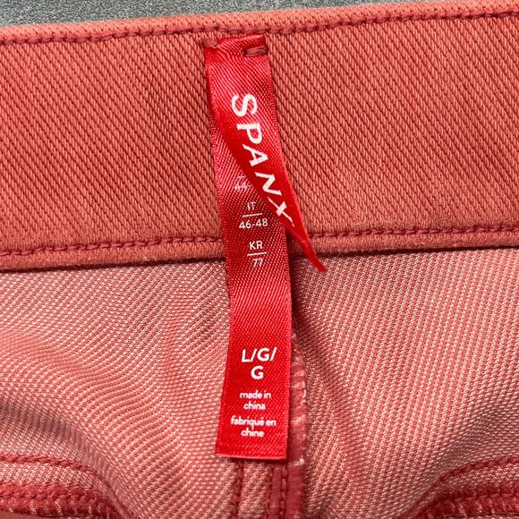Spanx Women's Slimming Rust Bronzer Jeanish Pull On Skinny Leggings Size Large - Picture 4 of 9